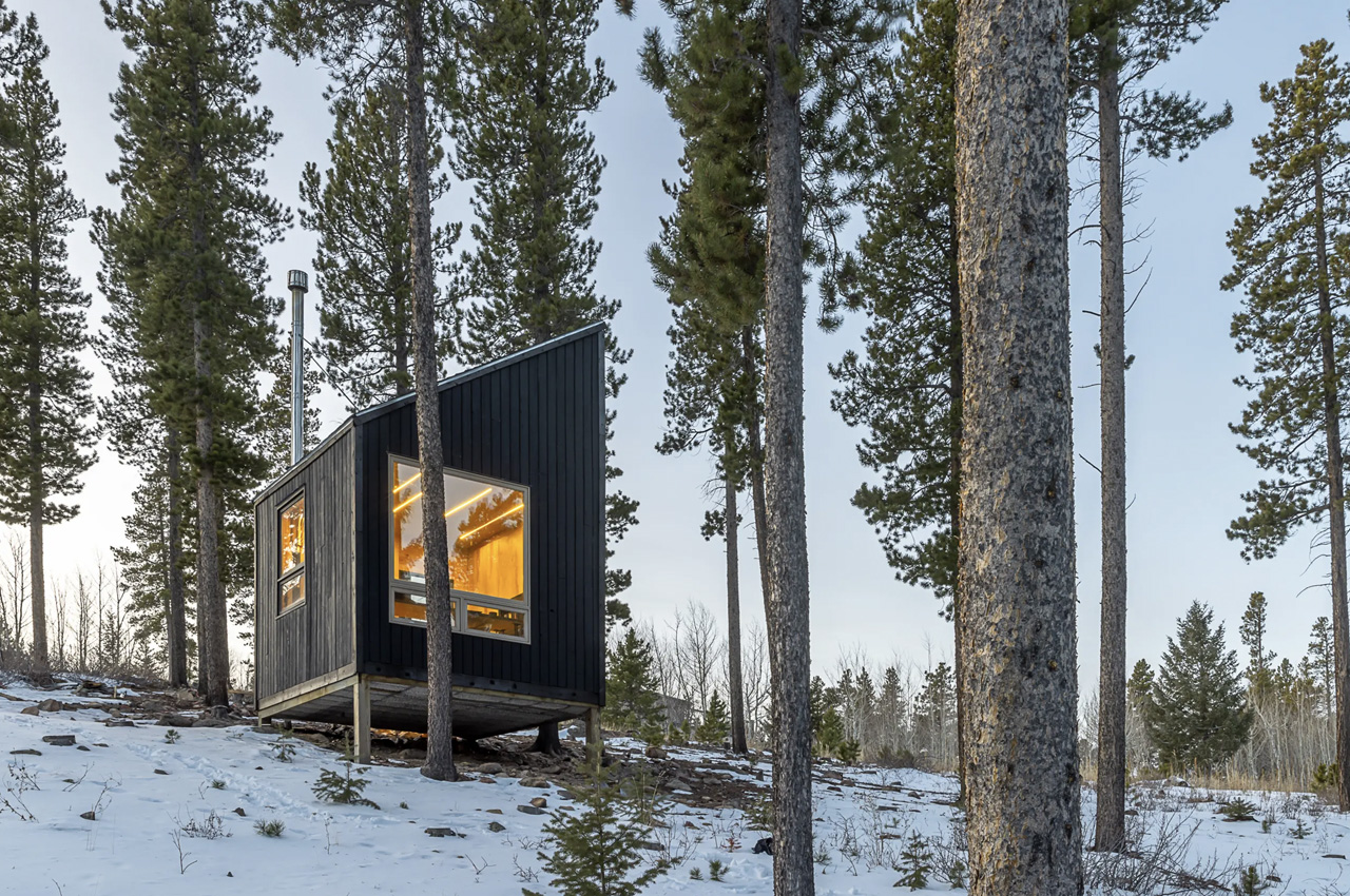 1717544374 574 Cette cabane ecologique isolee dans la foret est un - plare.