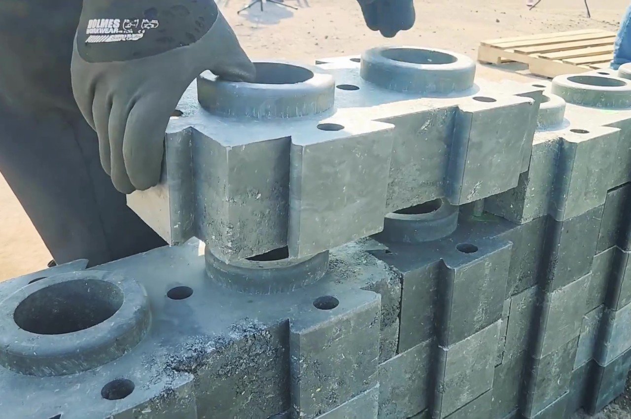 1718045636 875 Blocs de beton LEGO fabriques a partir de dechets faciles - plare.