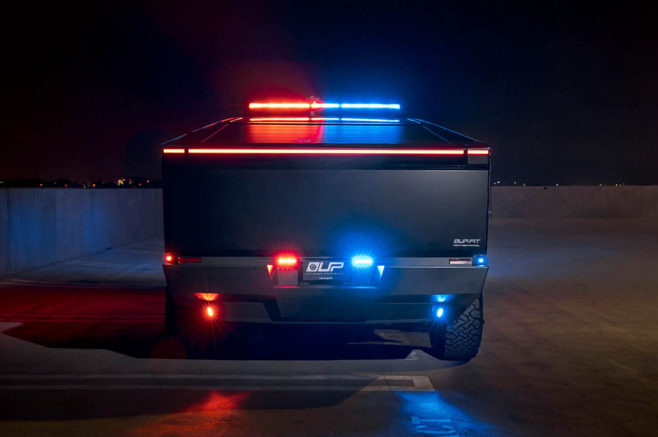 1718139344 696 Le premier vehicule de patrouille Cybertruck au monde est le - plare.