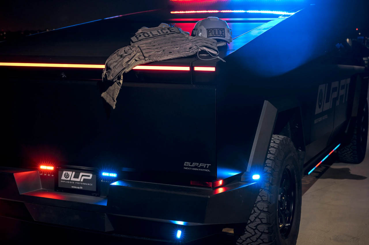 1718139345 648 Le premier vehicule de patrouille Cybertruck au monde est le - plare.