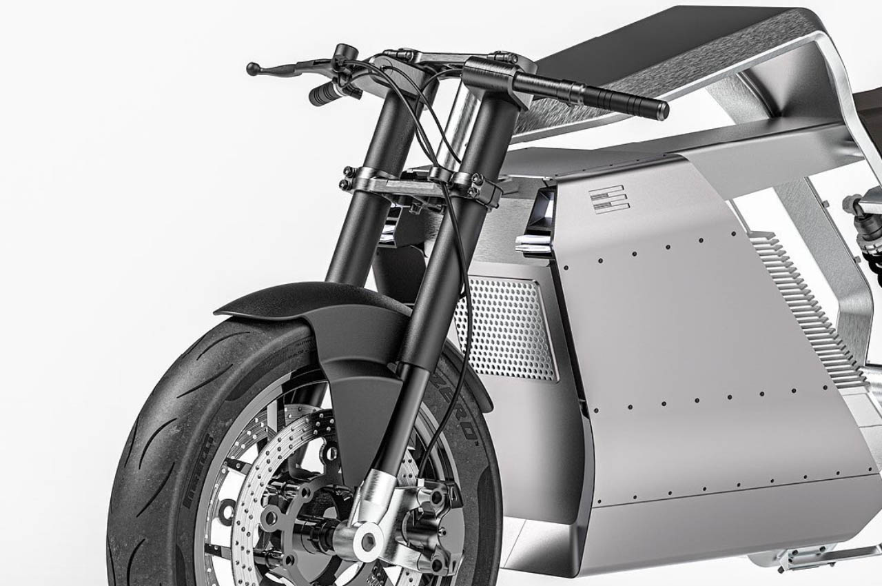1718571036 403 Un cafe racer et un e scooter inspires de lere industrielle - plare.