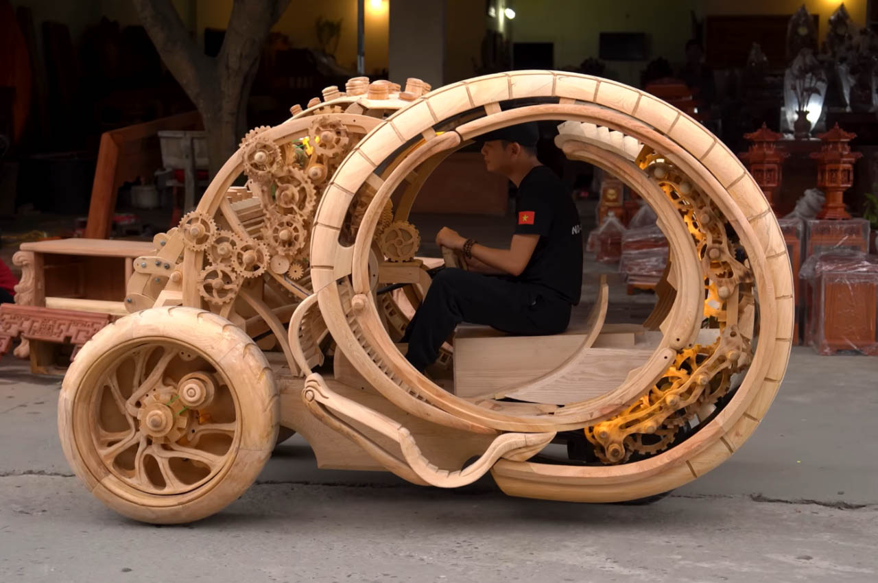 1719143394 422 Un pere creatif qui travaille le bois transforme les AI renders - plare.