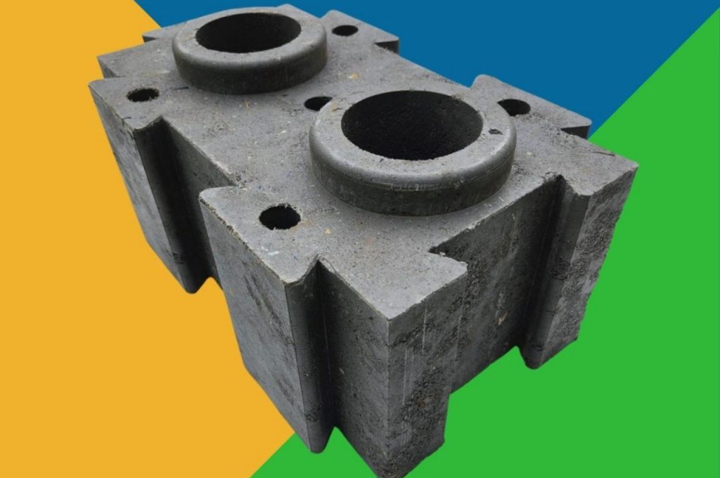 Blocs de béton LEGO fabriqués à partir de déchets, faciles à monter et à démonter