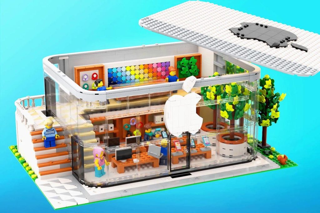 Cet Apple Store LEGO transforme l’espace de vente de la société en un diorama de briques adorablement détaillé.