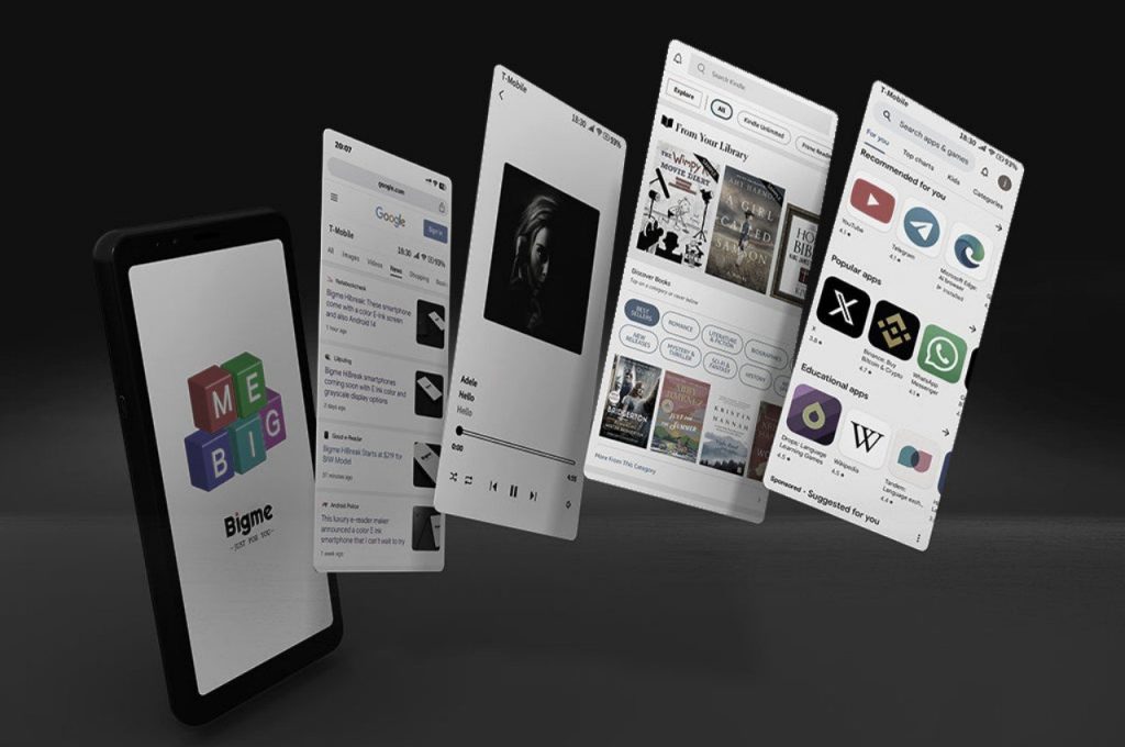 Le smartphone HiBreak E Ink de Bigme est une fois de plus un nouveau venu dans le domaine de la mobilité oculaire.