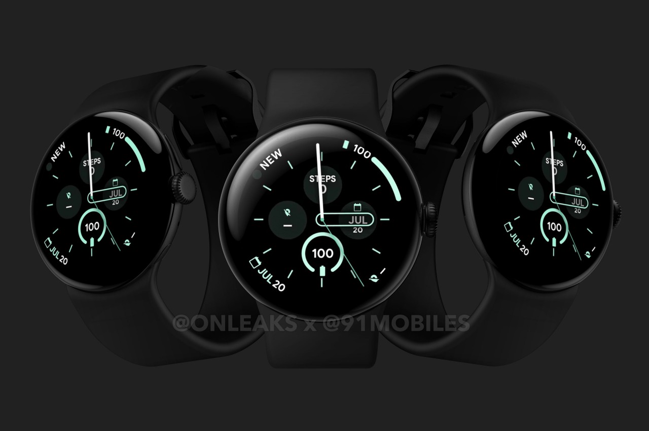 Les rendus non officiels de la Google Pixel Watch 3 - plare.