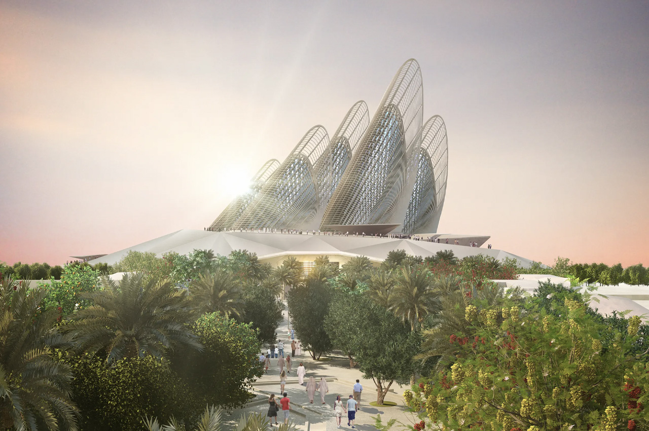 Limpressionnant musee aile dAbu Dhabi se refroidit naturellement - plare.
