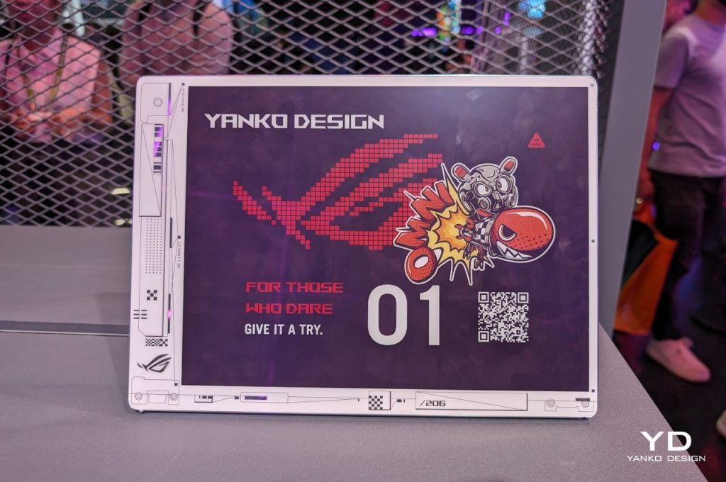 Le projet DALI d’ASUS intègre un écran couleur E Ink au dos des ordinateurs portables