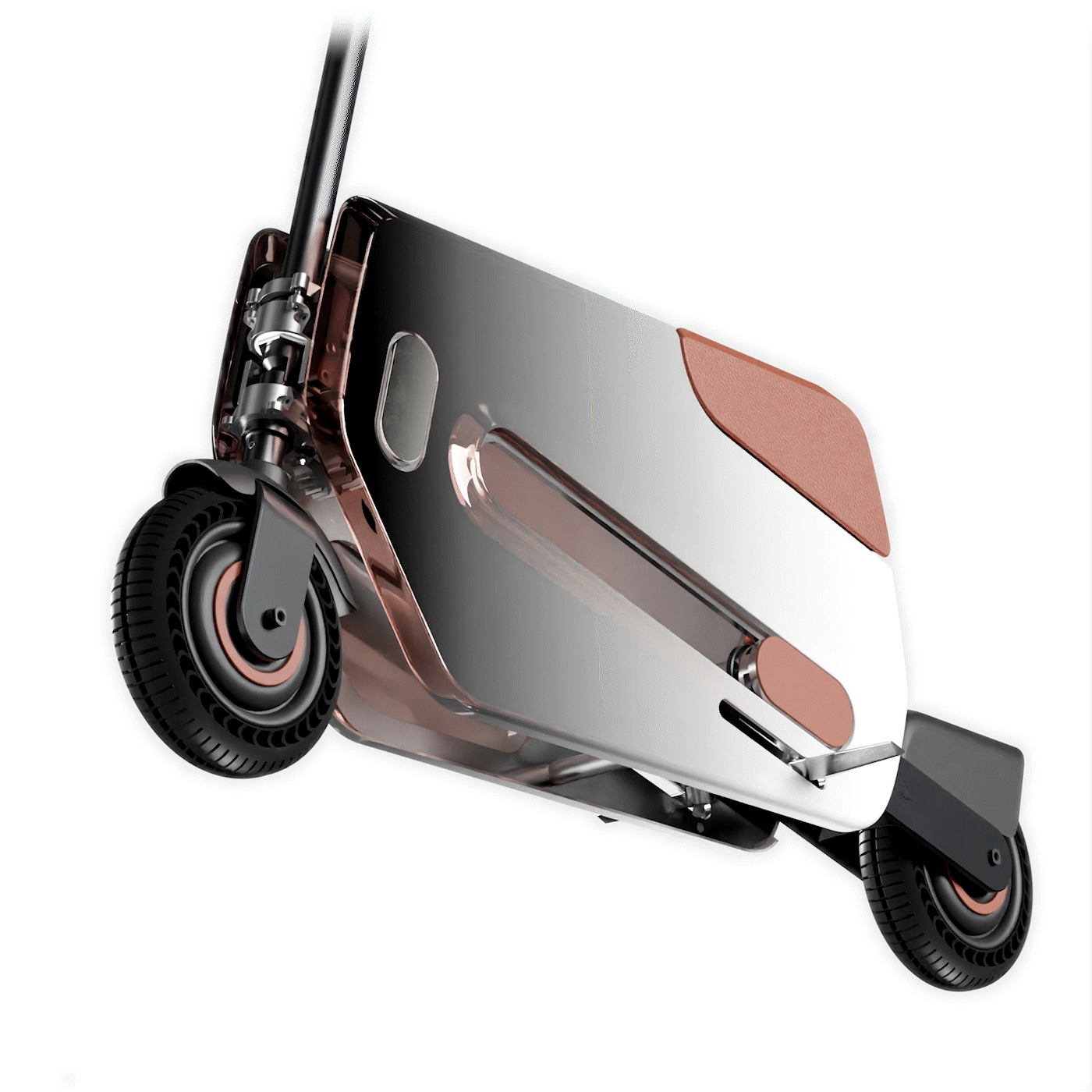 Le scooter pliable pour les trajets domicile travail a linterieur des limites - plare.