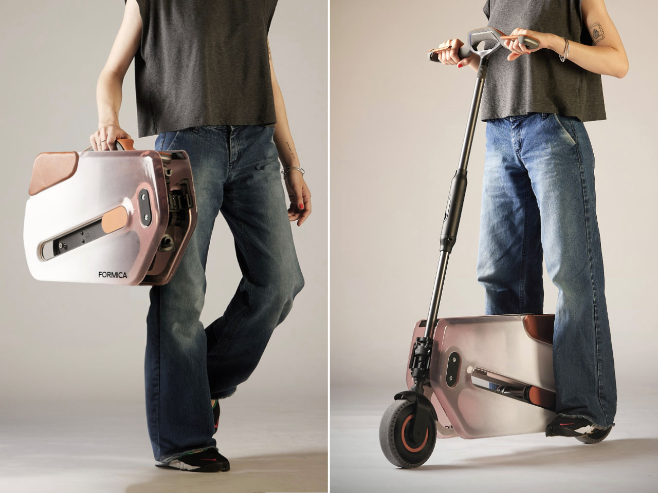 Le scooter pliable pour les trajets domicile travail a linterieur des limites - plare.