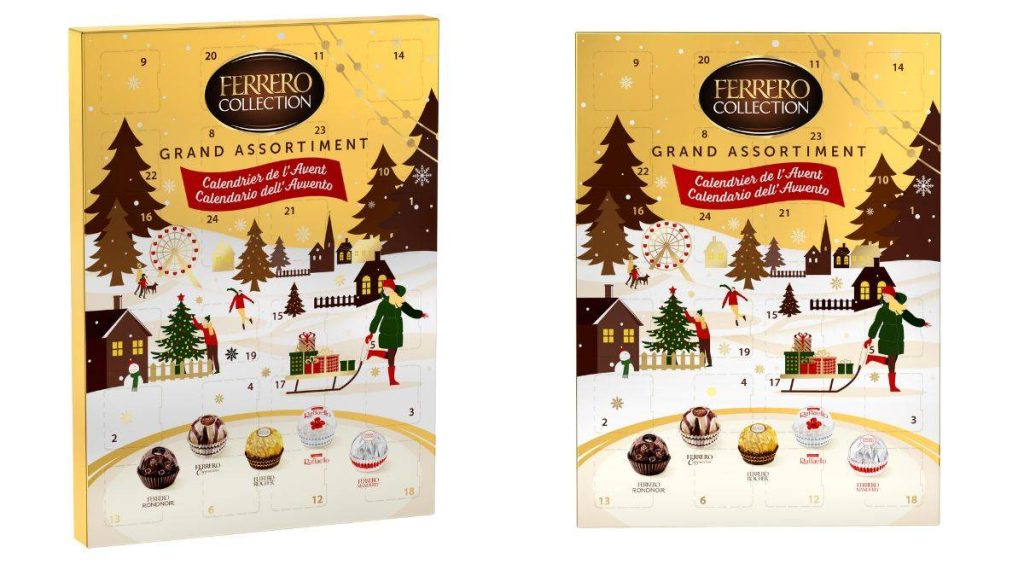 calendrier avant ferrero - plare.