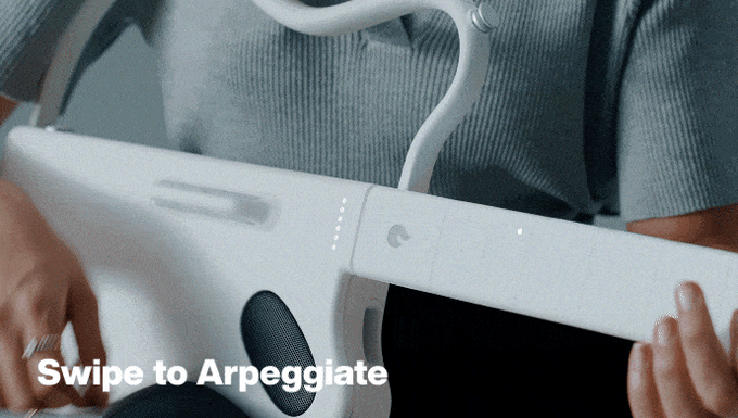 1730688531 980 Guitare a echantillonnage sans cordes avec haut parleur integre et application - plare.