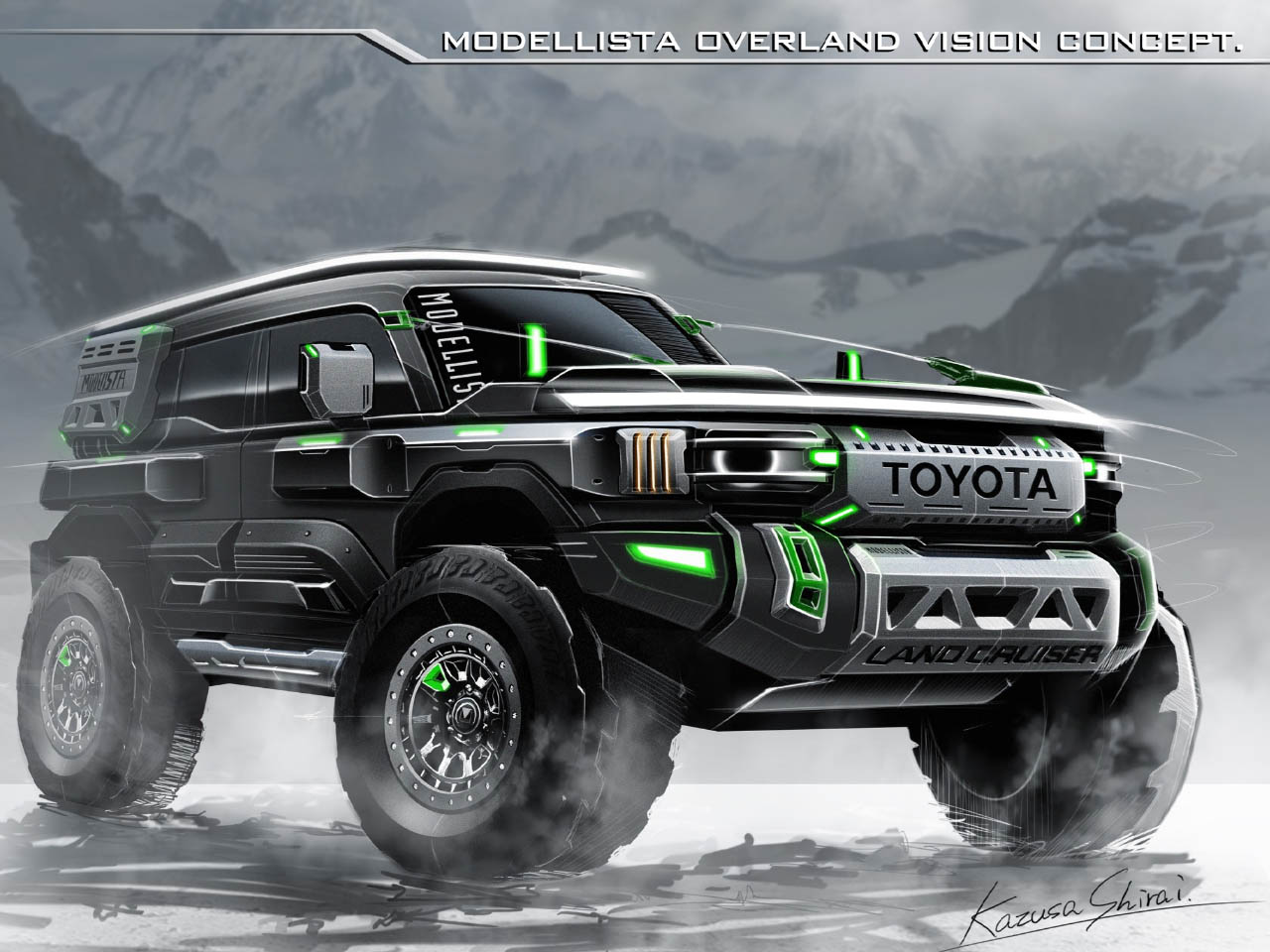 1731275406 851 Un modeliste donne au Land Cruiser 2025 habille pour impressionner - plare.