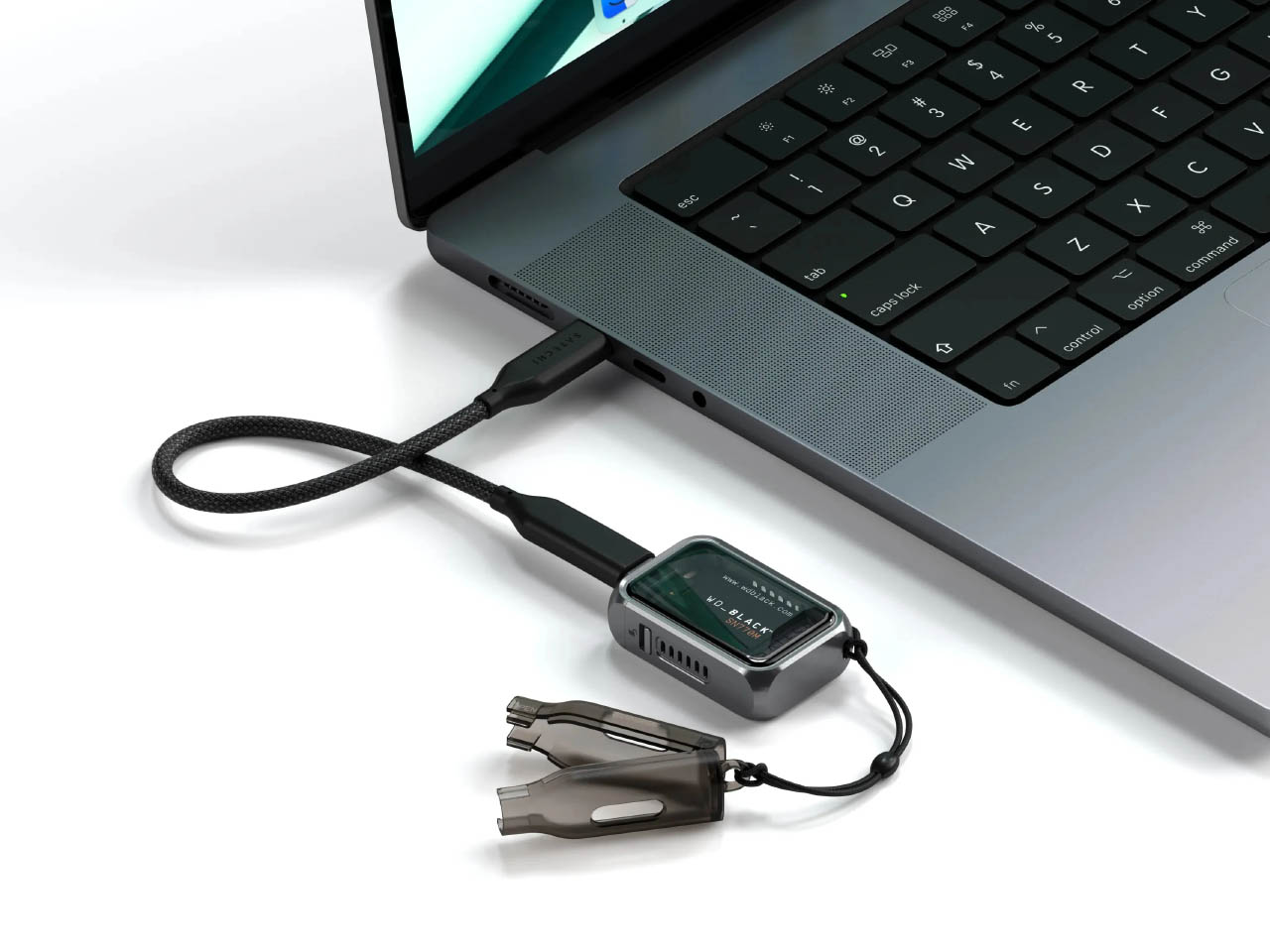 1731774822 727 Le mini boitier SSD NVMe de Satechi est une solution - plare.