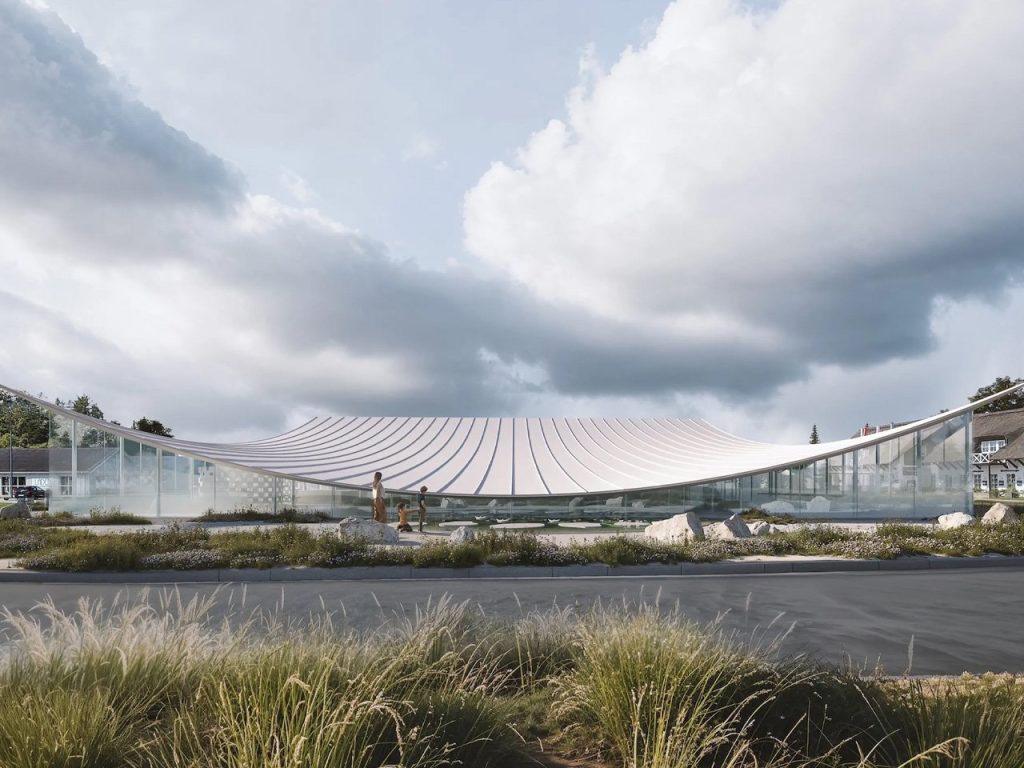 BIG transforme un ancien magasin Aldi en un étonnant musée du papier inspiré par le papier.