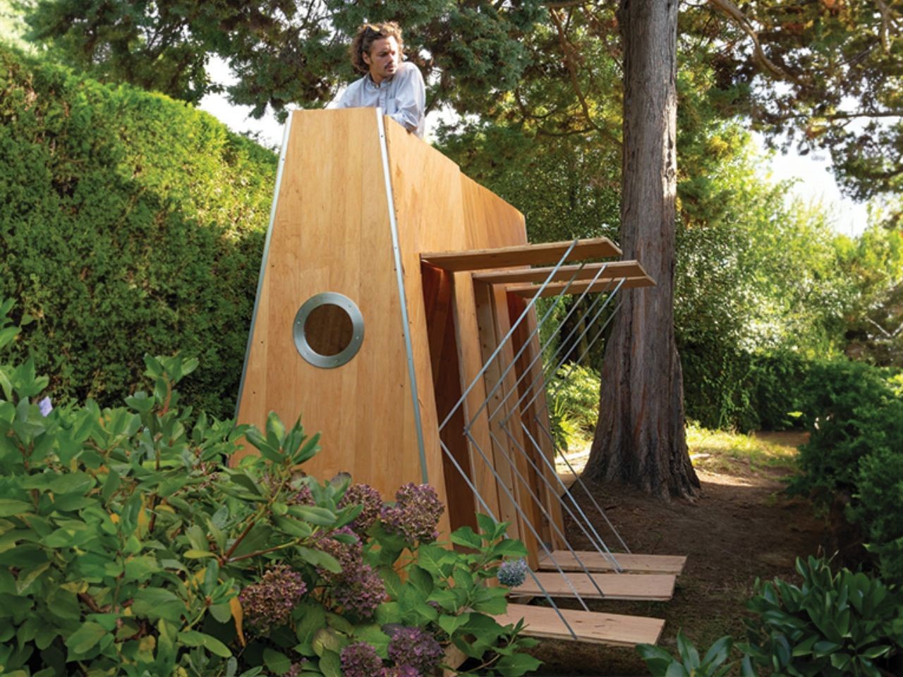 Cet abri modulaire allie durabilite creativite nature et fonctionnalite a - plare.