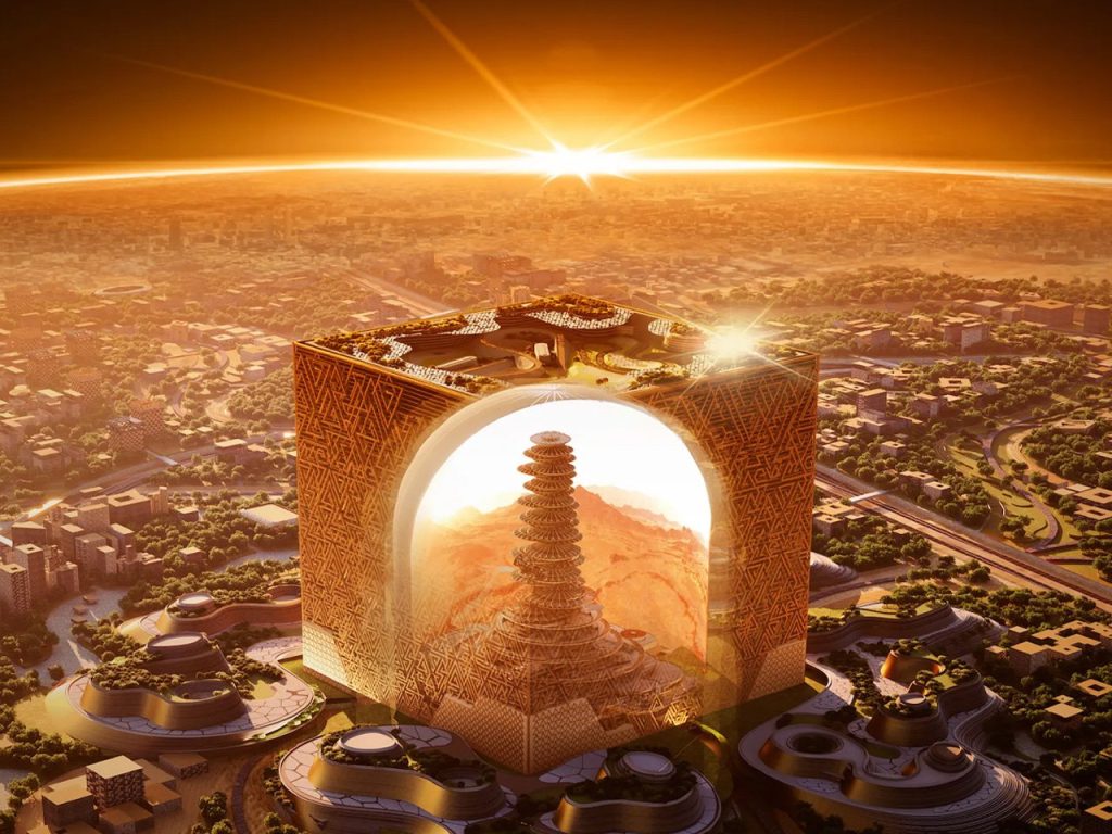 Le plus grand bâtiment du monde sera construit en Arabie saoudite en 2030