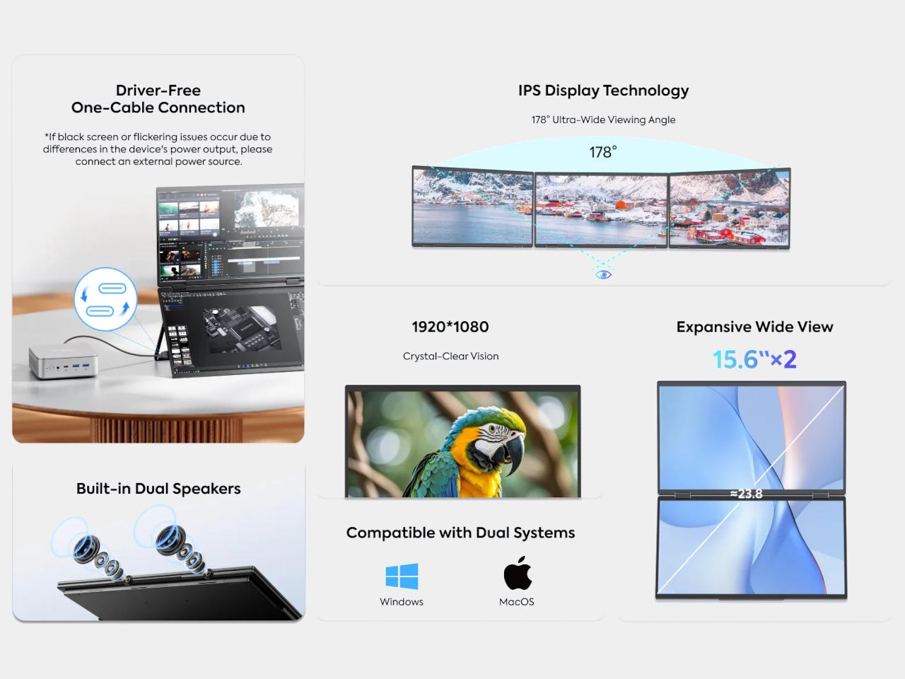 1735211254 104 Le double moniteur portable offre une solution de productivite mobile - plare.
