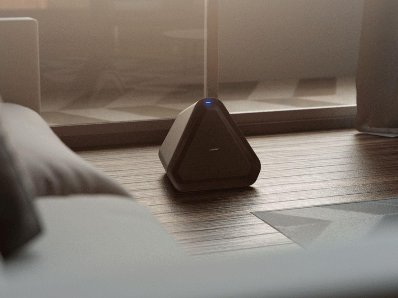1735422627 502 Le concept geometrique des haut parleurs cree une ambiance futuriste dans - plare.