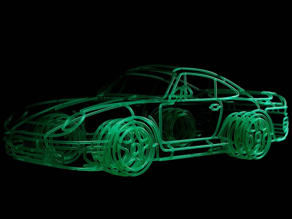 Benedict Radcliffe crée une sculpture 3D brillante en édition limitée de l’emblématique Porsche 959
