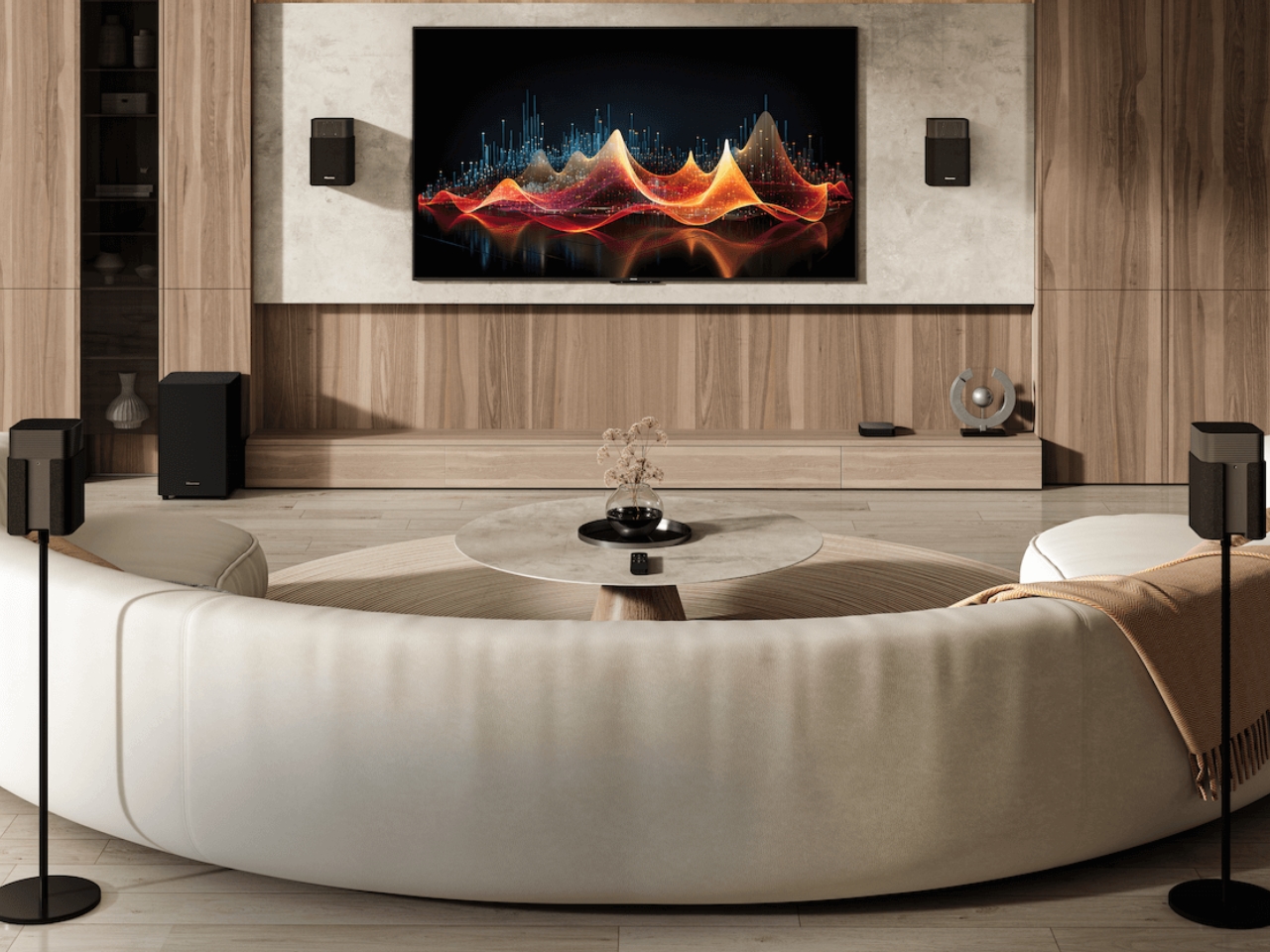 La barre de son Hisense HT Saturn devoile le son - plare.