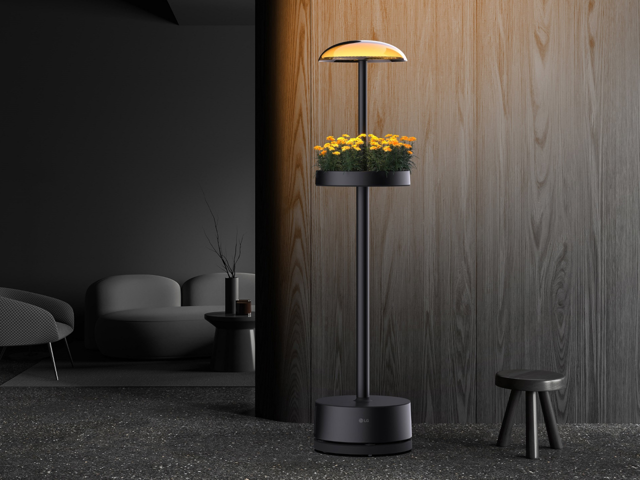 Lappareil de jardinage dinterieur de LG se transforme en lampe - plare.