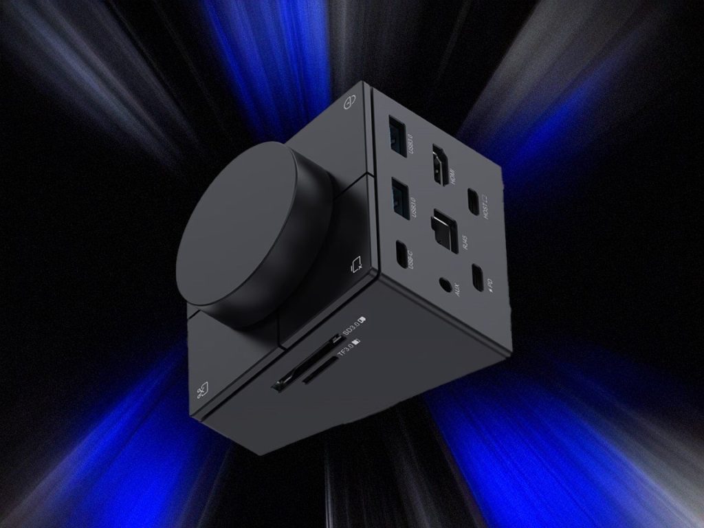 Le hub USB-C 10-en-1 avec touches de raccourci et télécommande est le combo ultime de puissance, de ports et de productivité.