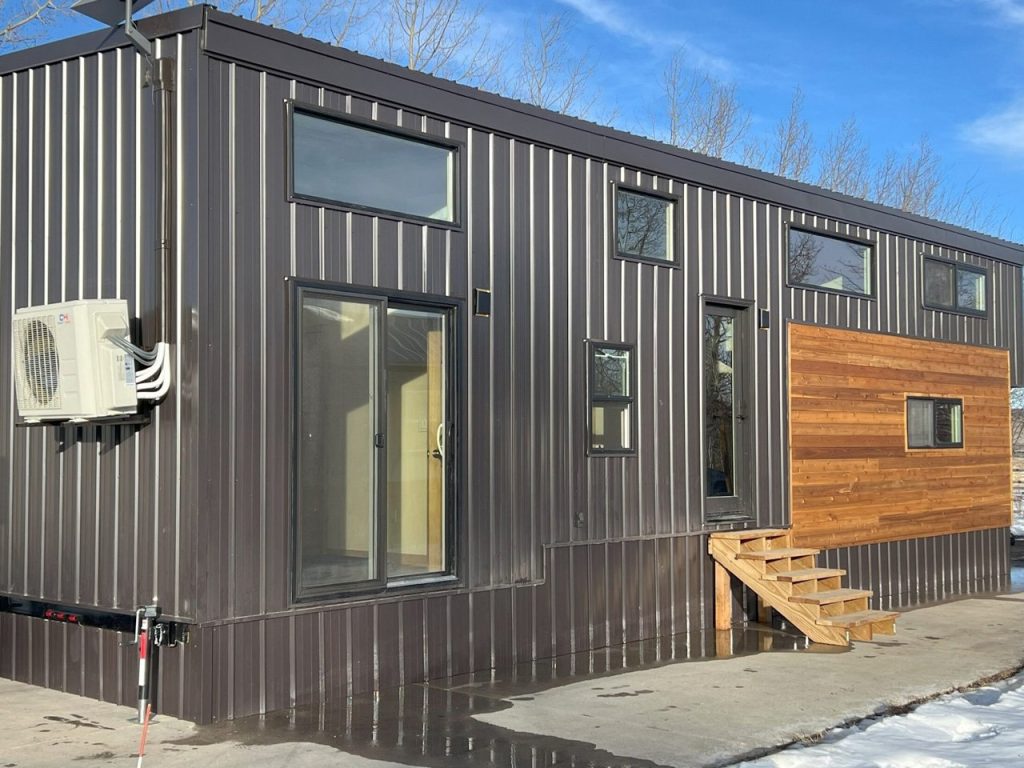 Cette petite maison pour huit personnes est décrite comme « un petit château de luxe ».