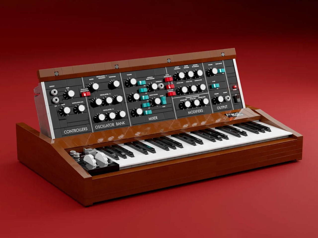 Decouvrez le LEGO Minimoog Synth Un Design Eblouissant a - plare.