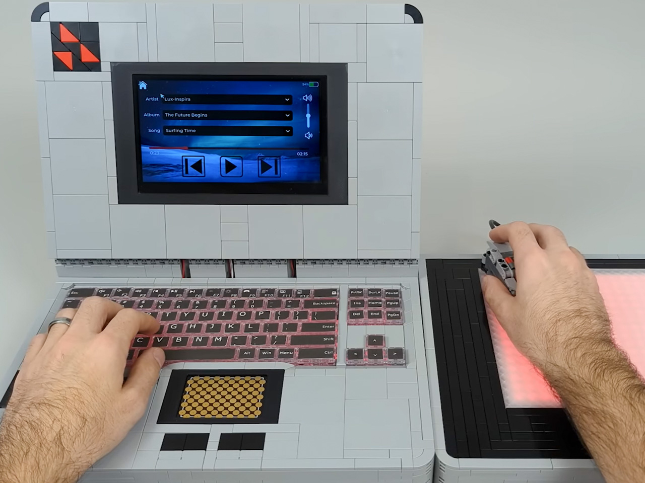 Ordinateur portable LEGO imprimé en 3D