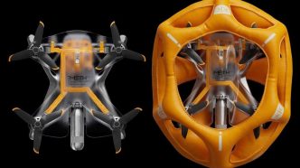 Incroyable Le drone Emeth deploie un airbag revolutionnaire pour - plare.