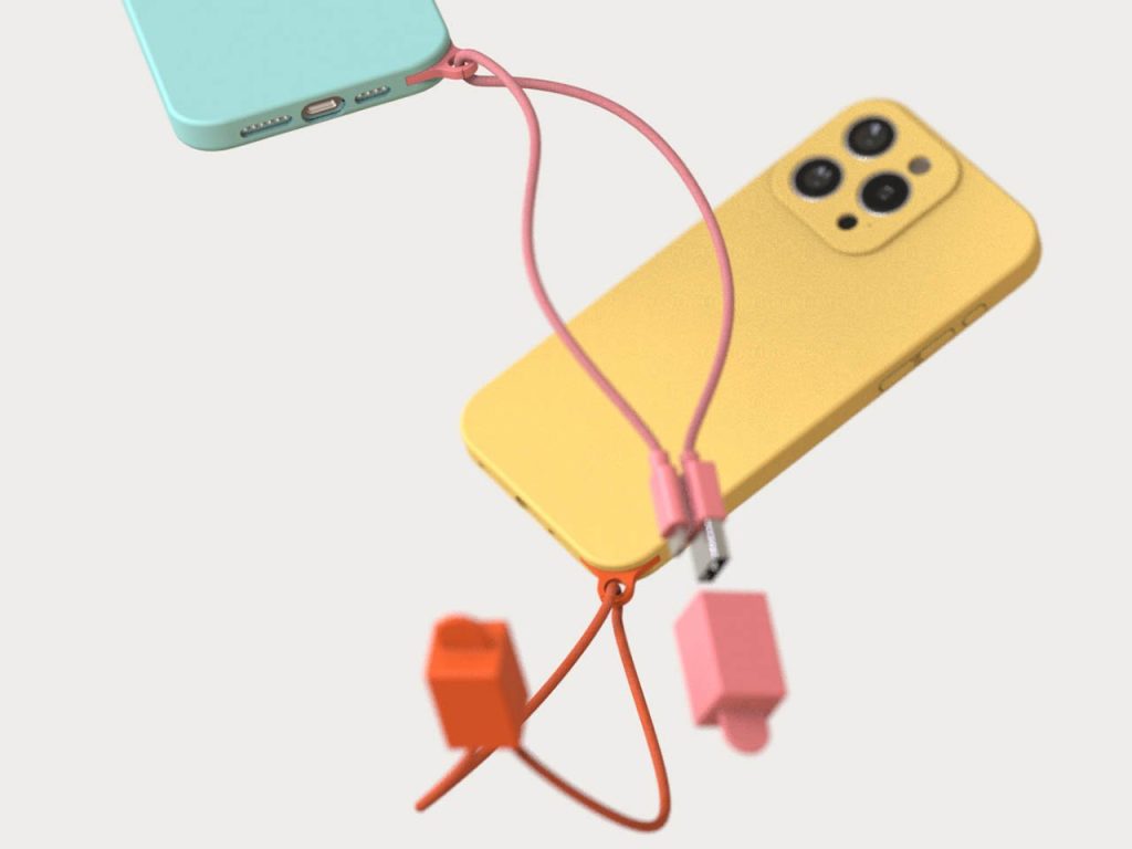 Ne laissez jamais votre smartphone s’éteindre : découvrez cette coque innovante avec câble de charge intégré !