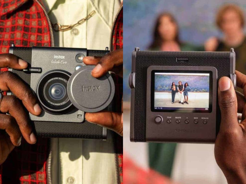 Découvrez l’Instax WIDE Evo : La Caméra Instantanée Hybride qui Réinvente le Vintage avec des Fonctionnalités Modernes !