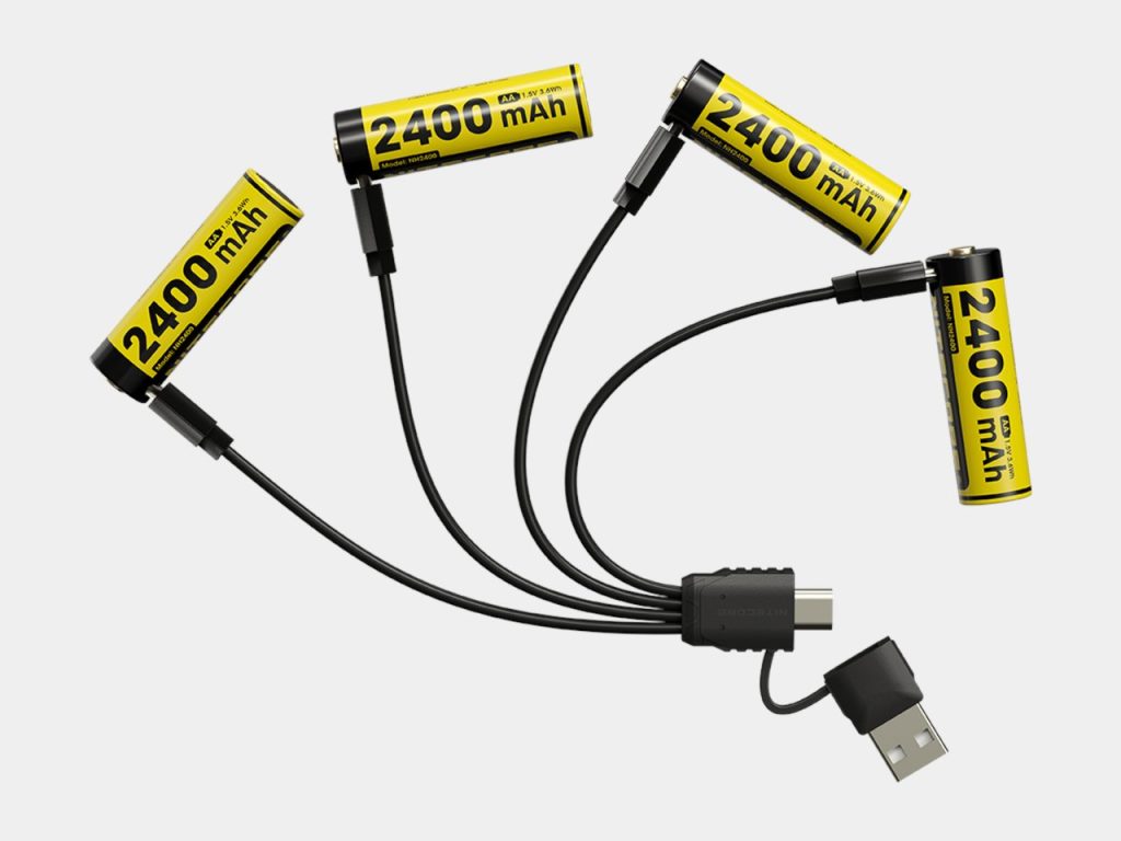 Découvrez la Batterie AA Rechargeable avec Port USB-C : La Solution de Charge Révolutionnaire !