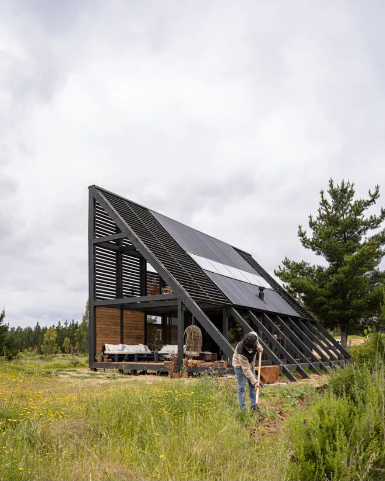 1740256653 523 Decouvrez Shelter 45 Une Architecture Incline qui Fusionne Parfaitement - plare.
