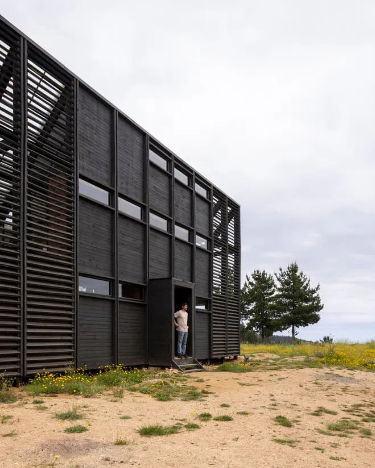 1740256657 293 Decouvrez Shelter 45 Une Architecture Incline qui Fusionne Parfaitement - plare.