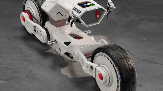 Decouvrez le Kaminari SuperBike La Monture Musculaire et Futuriste - plare.