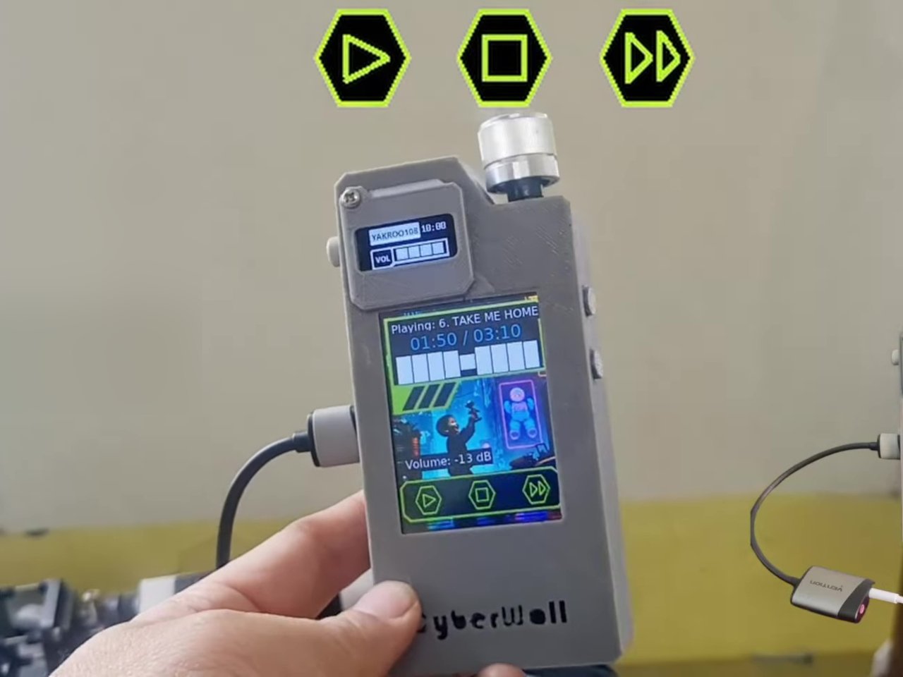 Decouvrez le Walkman Cyberpunk Le Lecteur Musique Retro Quil - plare.