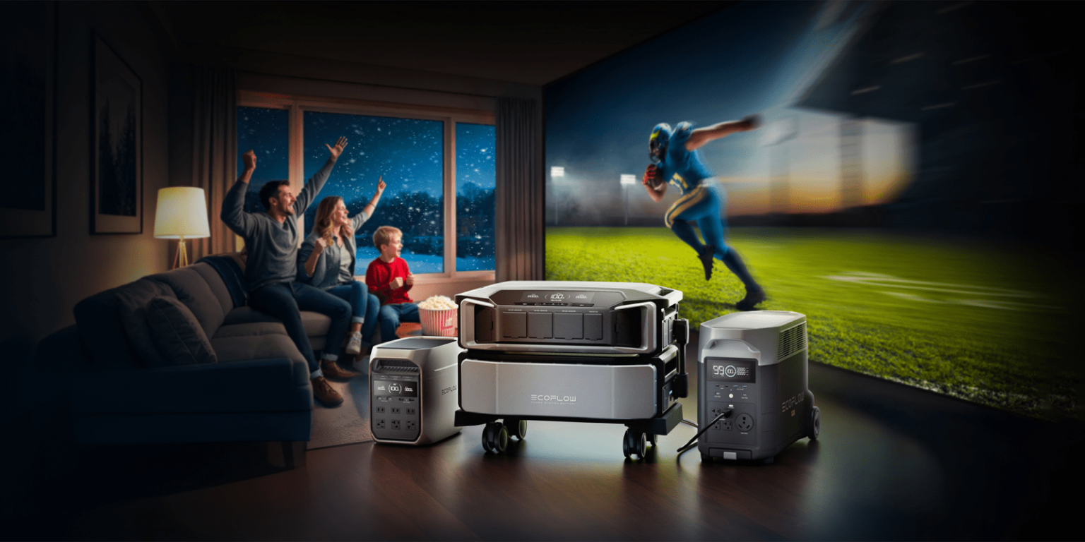 Économisez jusqu’à $3,398 lors de la phase 2 de la vente choc EcoFlow Game Day Power !