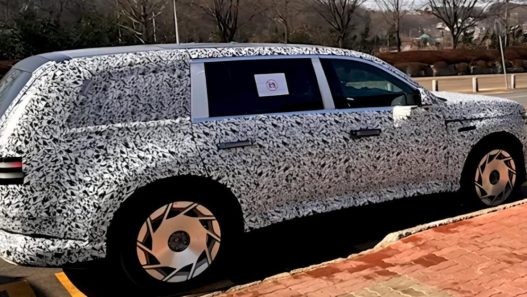 Genesis GV90 EV camo - plare.