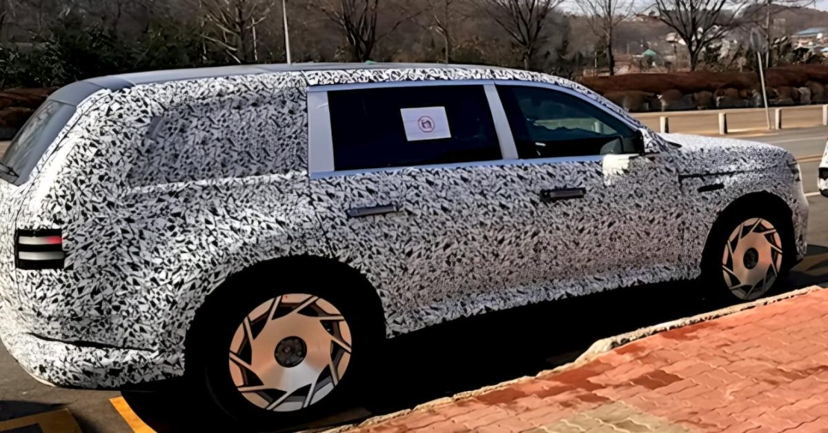 Genesis GV90 EV camo - plare.