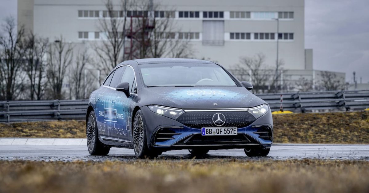 Mercedes solid state battery EV - plare.