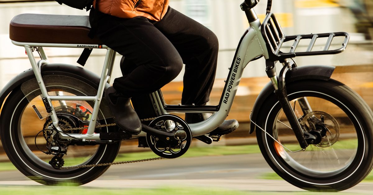 Rad Power RadRunner Plus Utility e bike - plare.