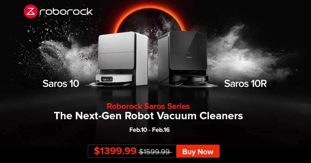 Roborock Saros - plare.