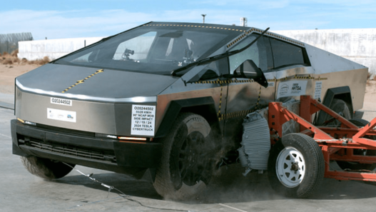 Tesla Cybertruck crash test - plare.
