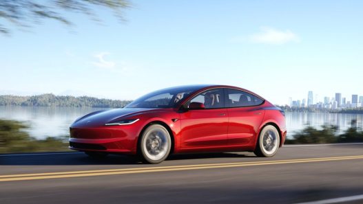 Tesla Model 3 red hero - plare.