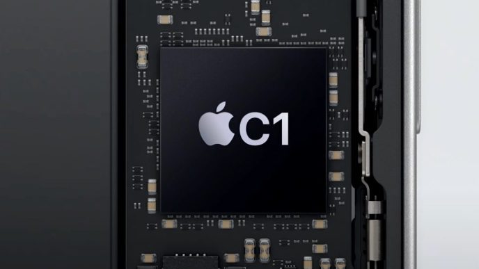apple c1 modem chip - plare.