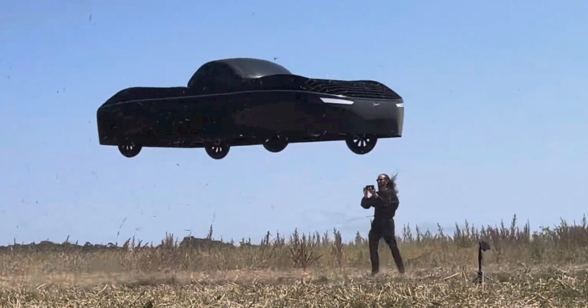 electric flying car flight - plare.