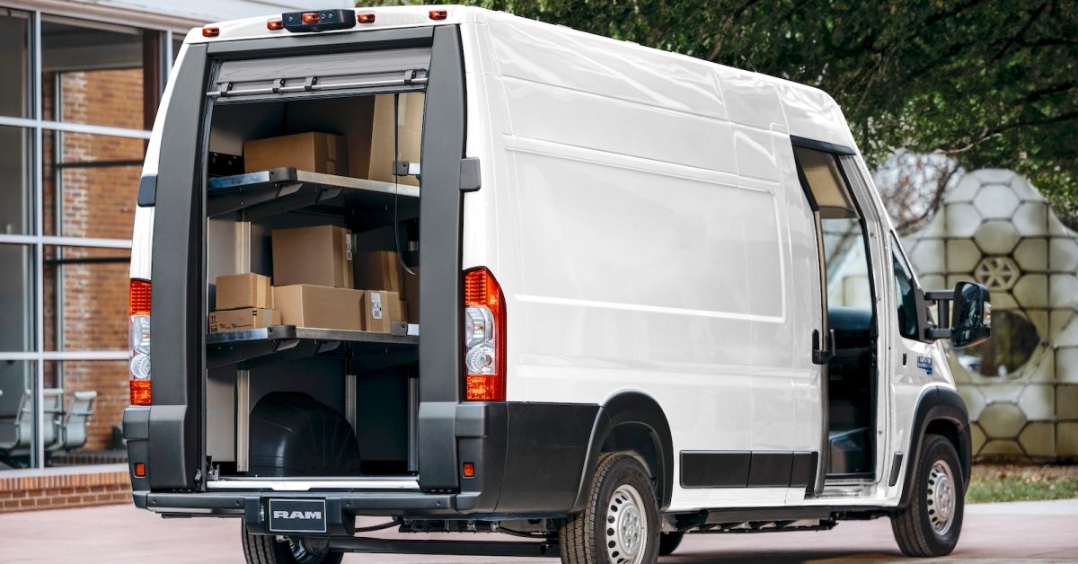 ram promaster EV - plare.