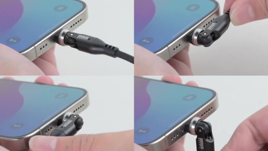 swiveling rotating usb c cable 05 - plare.